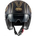 Vintage Fr Gold Chromed Bm Open Face Helmet - Premier