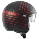Vintage Ex Red Chromed Bm Open Face Helmet - Premier