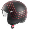 Vintage Ex Red Chromed Bm Open Face Helmet - Premier