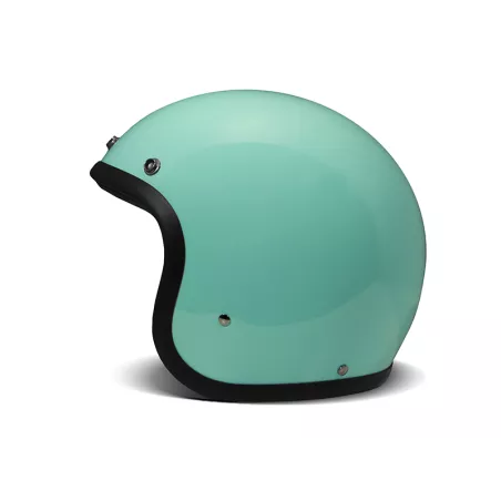 Casque Jet Vintage Turquoise-Dmd