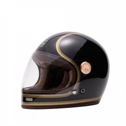 Full Moon Full Face Helmet - Mârkö (Black/Gold)