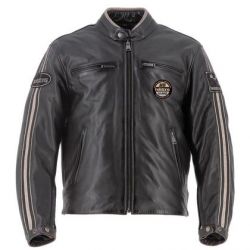 Jacke Ace Leder Rag 10 Jahre - Helstons