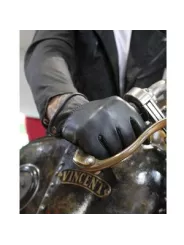 Handschuhe Shield Black Leather - Dmd