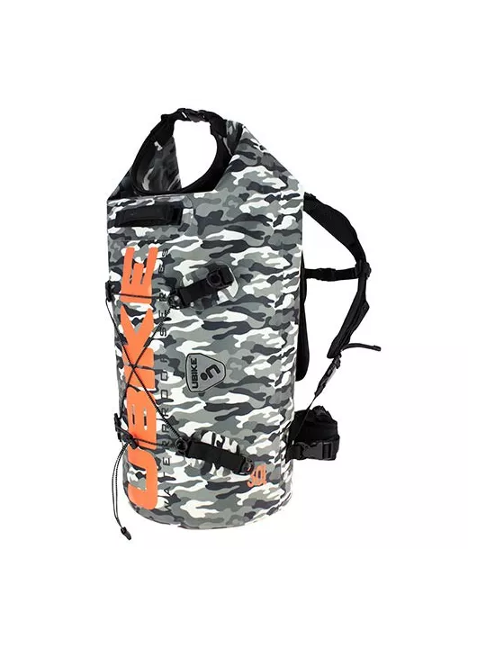 Sacchetto impermeabile CAMO CILINDRO BORSA 30L UBIKE
