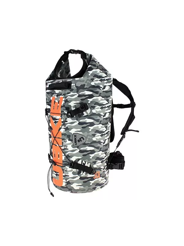 Saco Imperme?vel Camouflage Cylinder Bag 30L - Ubike