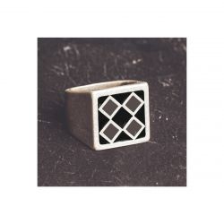 Bullit Black & Grey Ring - Holy Freedom