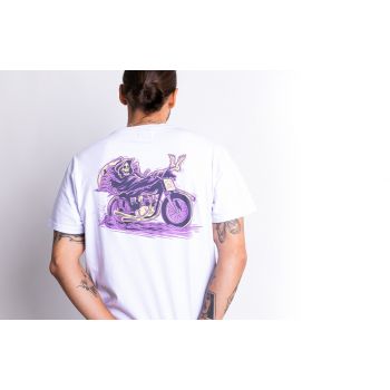 Ghost Rider Motorrad T-Shirt - John Doe