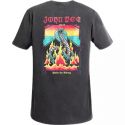 Camiseta Moto Snake On Fire Fade Out - John Doe