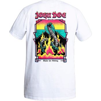 Camiseta Moto Snake On Fire - John Doe