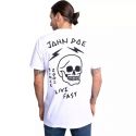 Camiseta Moto Live Fast Skull - John Doe