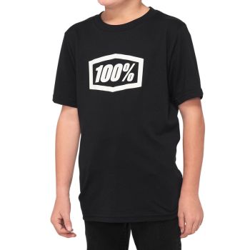 T-Shirt Enfant Icon Noir - 100%