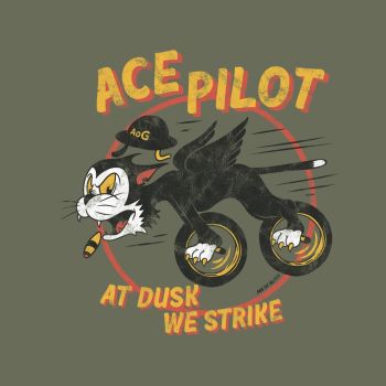 Ace Piloto Camiseta - Age Of Glory
