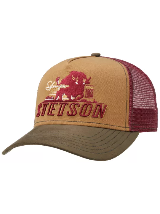 Trucker Stronger Bison Cap - Stetson