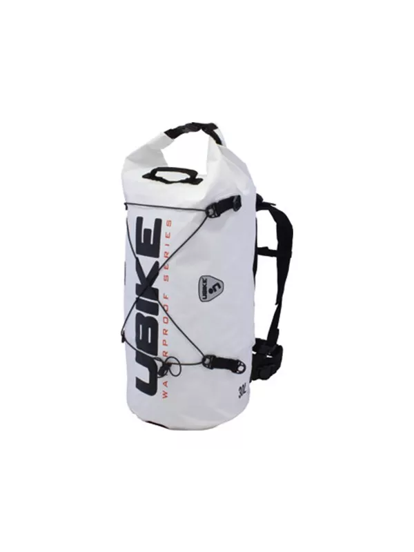 Wasserdichte Tasche Weiß Cylinder Bag 30L Ubike