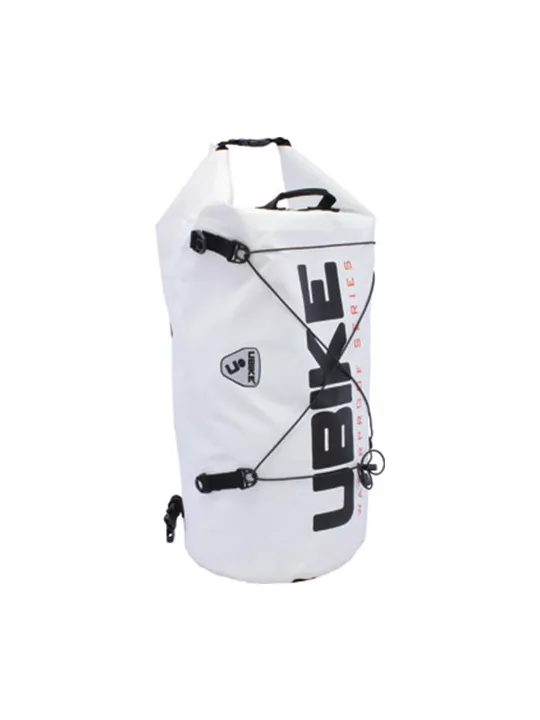 Cylinder Bag 30L Waterproof White - Ubike
