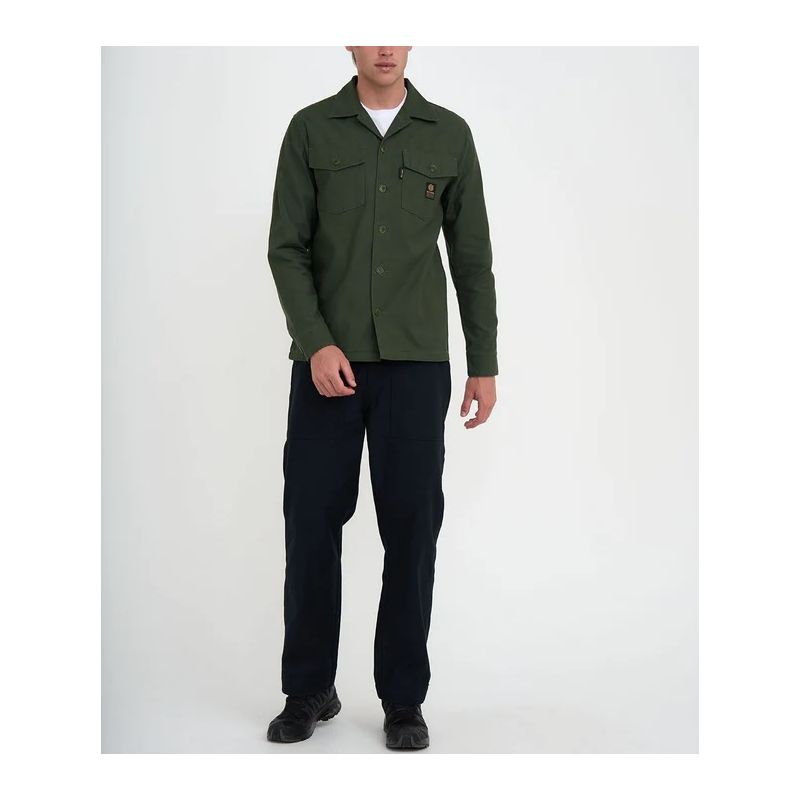 Chemise Monty Cordura Overshirt - Deus ex machina Olive XL