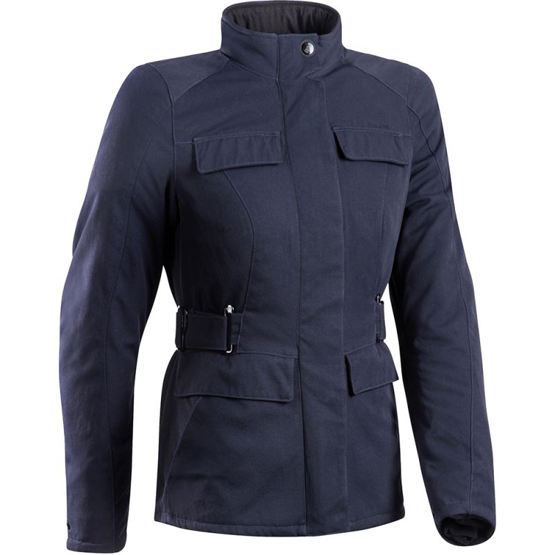 Veste Moto Vintage Textile Femme Urby Lady Ixon Navy 2XL