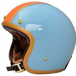 Casque Jet The Classic - Mârkö (Blue/Orange)