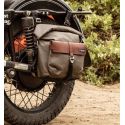 Motorcycle Pannier Bag - Iron And Resin