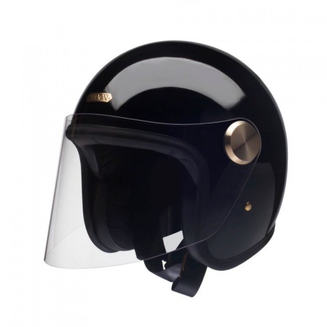 Casco Jet HEDON Epicurist Firma nero | Vintage-motors.net