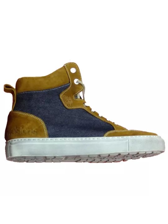 Kobe Canvas/Armalith/Leather Shoes - Helstons