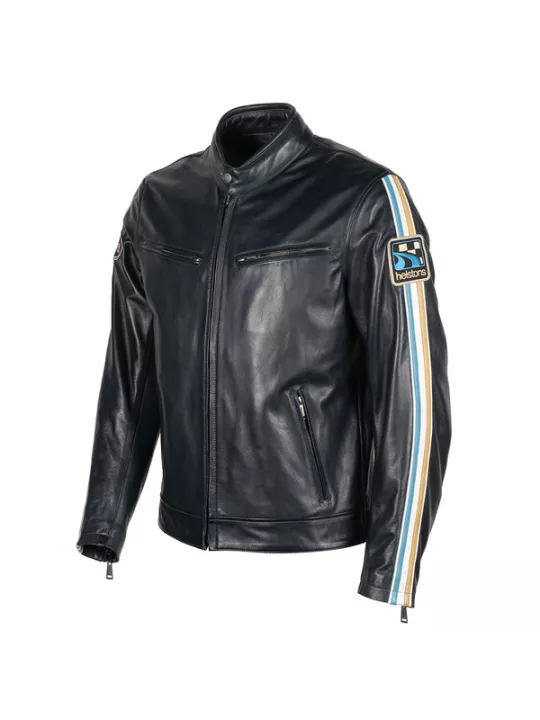 Race Leather Aniline retro jacket- Helstons