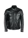Race Leather Aniline retro jacket- Helstons