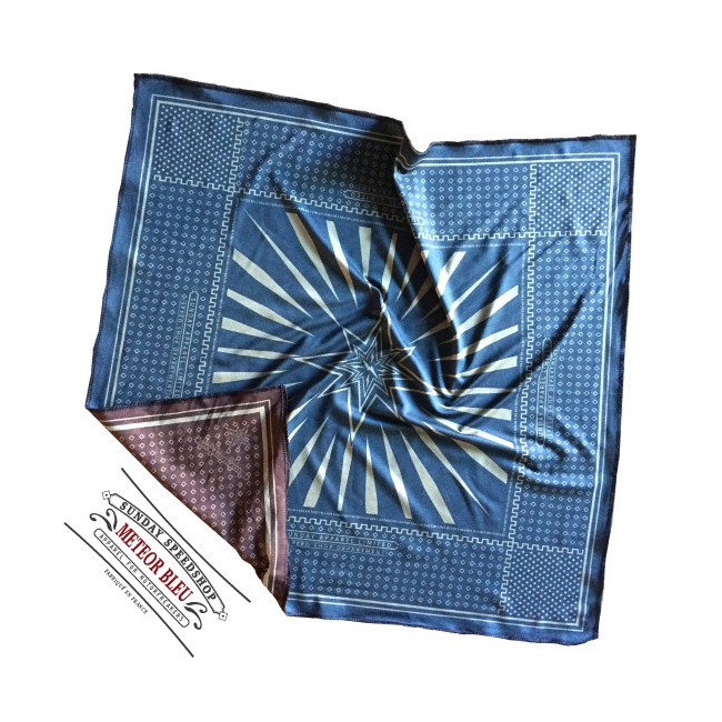 Foulard Sunday Speedshop METEOR BLEU