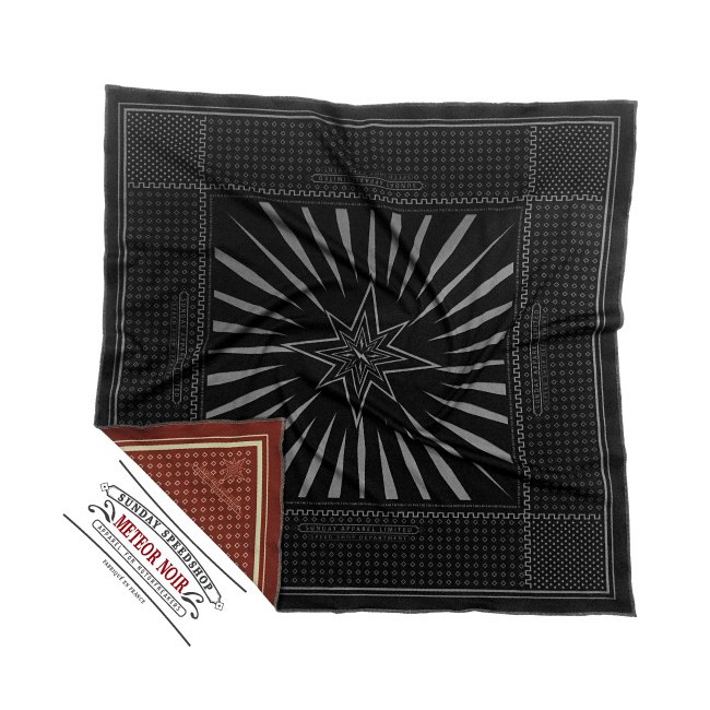 Foulard Sunday Speedshop METEOR NOIR