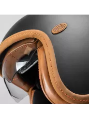 Capacete Vintage Platinum U9 Bm Couture Laranja - Premier
