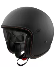 Casco Vintage U9 Bm Cuciture arancioni nere - Premier