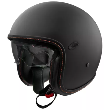 Capacete Vintage U9 Bm Preto Couture Laranja - Premier