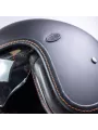 Capacete Vintage U9 Bm Preto Couture Laranja - Premier