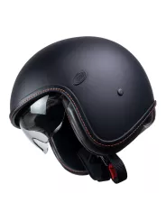 Capacete Vintage U9 Bm Preto Couture Laranja - Premier