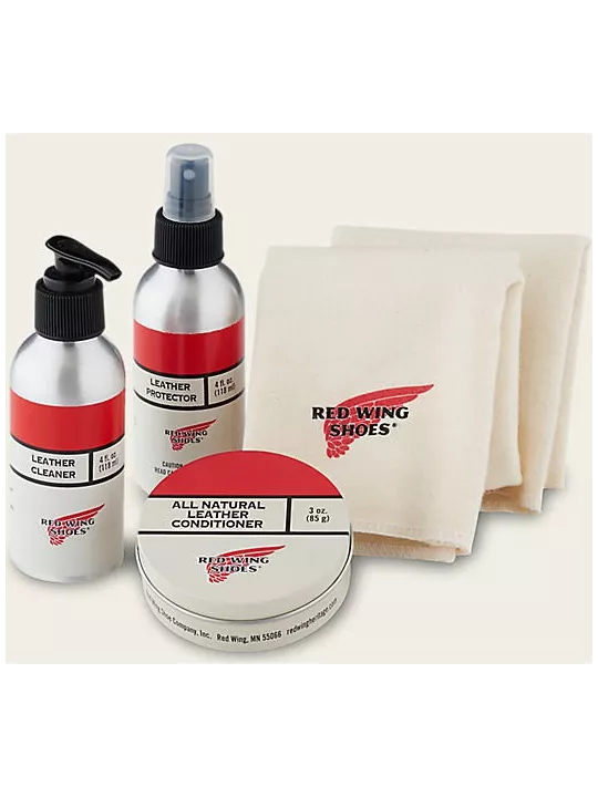 Conjunto Oil Tanned Leather Care Kit - Red Wing