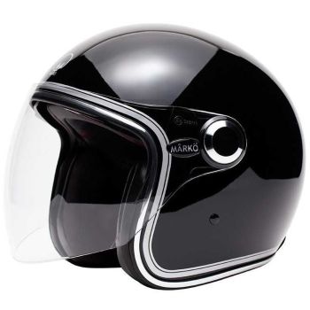 Boreal Chromed Black Open Face Helmet - Marko