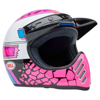 Casque Moto-3 - Deathspray Gloss Pink Purple - Bell