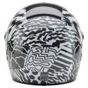 Casque Eliminator Carbon - Deathspray Gloss Black/White/Black- Bell