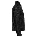 Jacket Leather Storm Black - John Doe