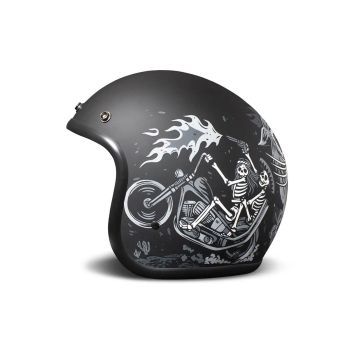 Capacete Retro Ghost Rider Helmet - Dmd