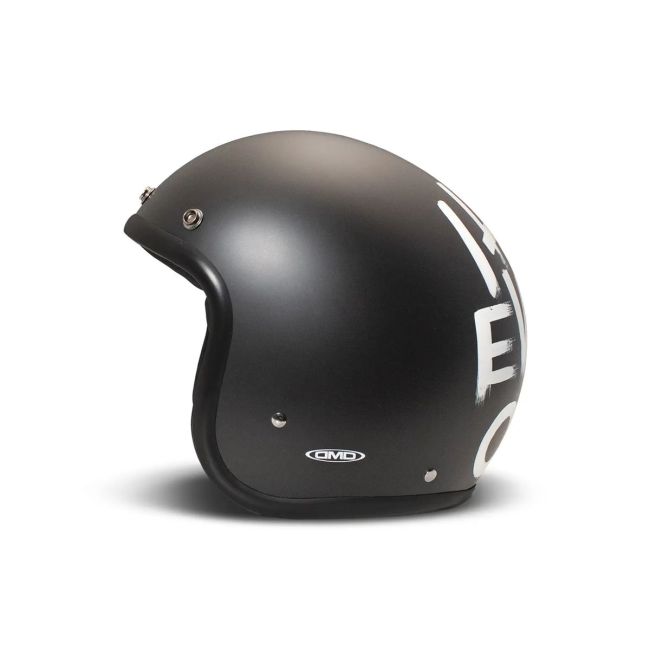 Casco da moto jet Retro I Hate Everyone - Dmd