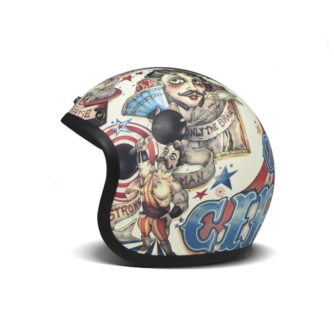 Retro Circus Open Face Helmet - Dmd