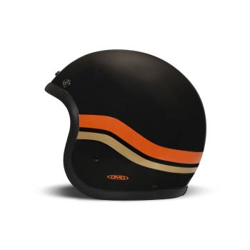 Capacete Retro Matt Black Sunset Helmet - Dmd