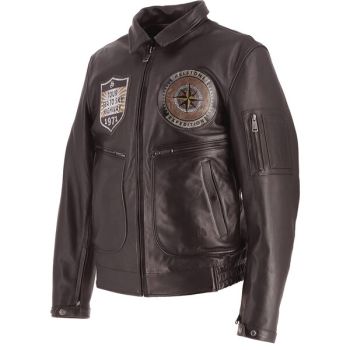 Jacket Jet Force Leather Rag - Helstons