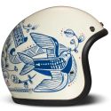 Casco da moto jet Retro Tigre - Dmd