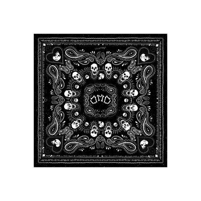 Bandana Square Bones- DMD