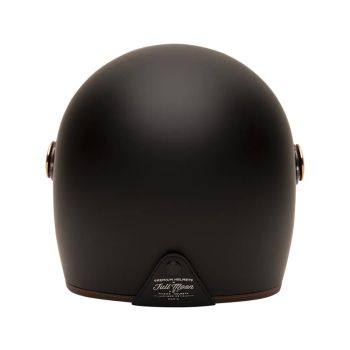 Full Moon Two Full Face Helmet Black Mat Back - Marko