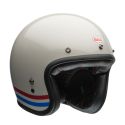 Casque jet Custom 500 Stripes Pearl Bleu Blanc Rouge France