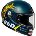 Casque Glamster 06 Cheetah Custom Cycles - Shoei