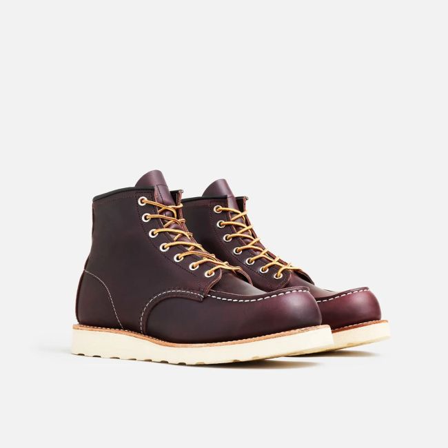 Chaussures 8847 6" Moc Toe Black Cherry Excalibur - Red Wing